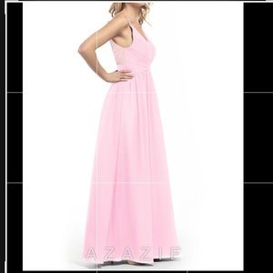 Azazie Bridesmaid Blake Dress Candy Pink